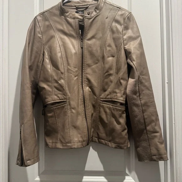 Mo-Ka Beige Jacket Size M - Picture 1 of 3